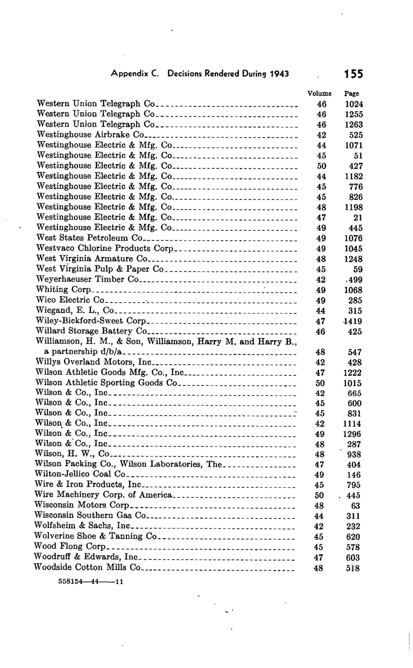 Source page 161 of NLRB FY1943 annual report