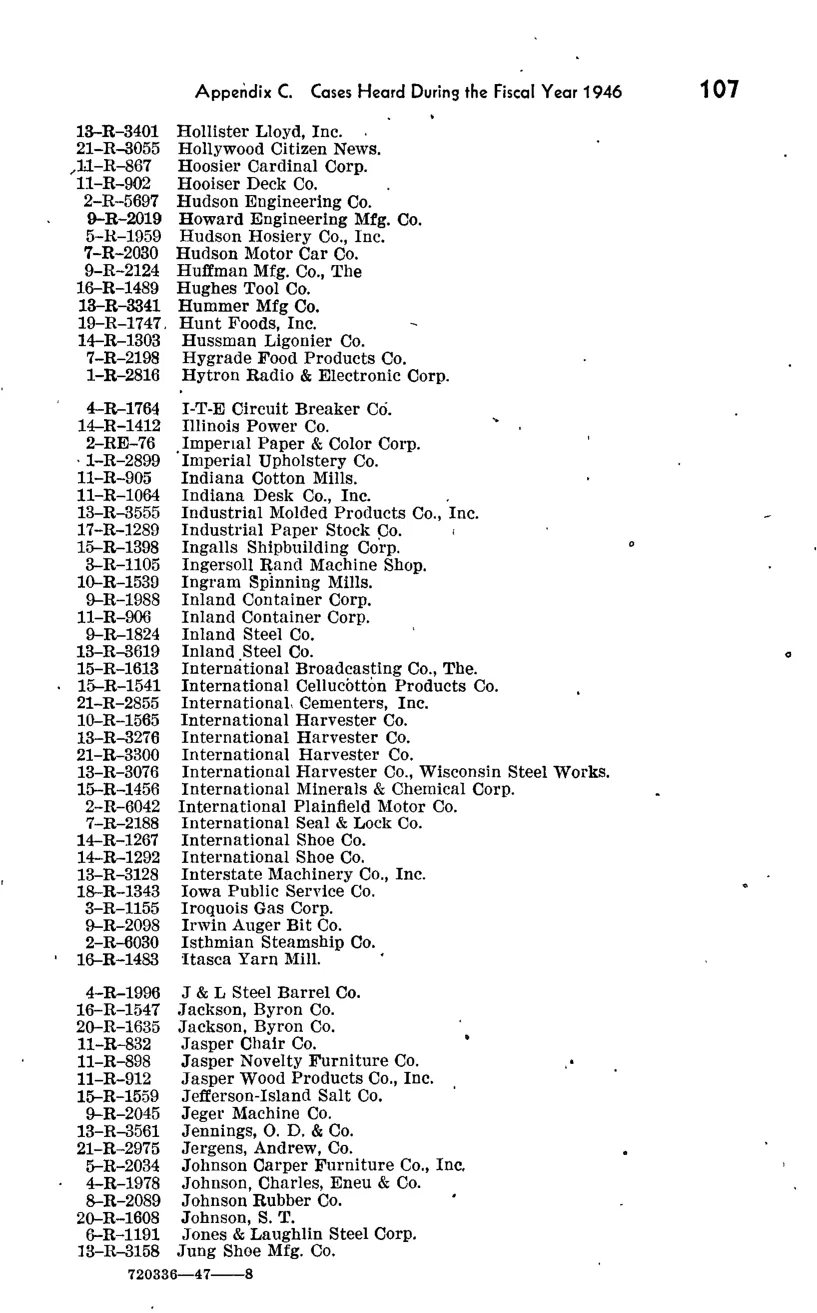 Source page 141 of NLRB FY1946 annual report