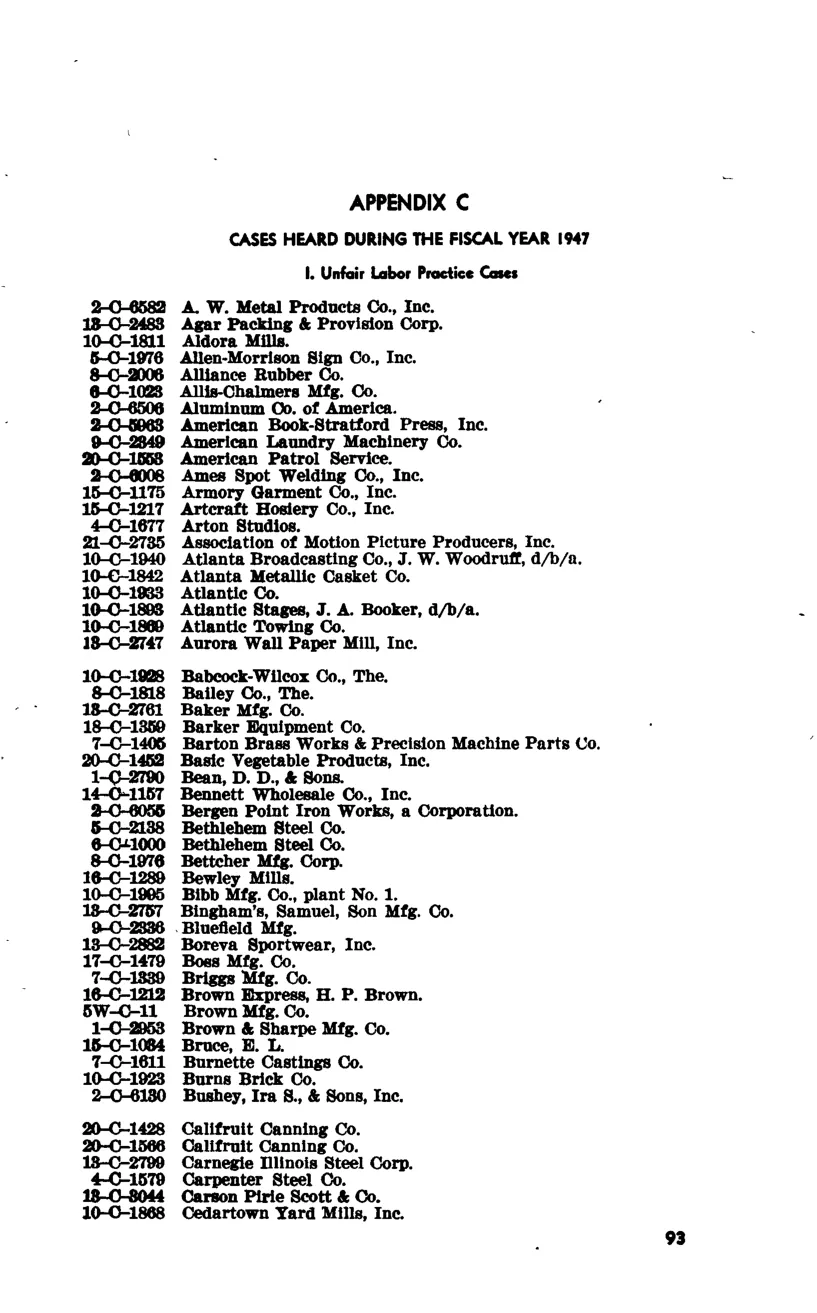 Source page 100 of NLRB FY1947 annual report