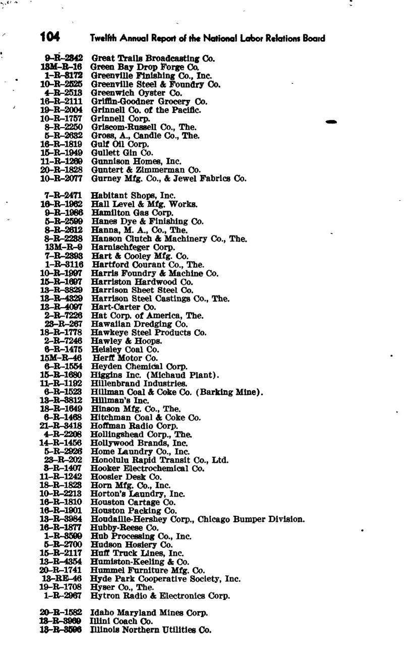 Source page 111 of NLRB FY1947 annual report