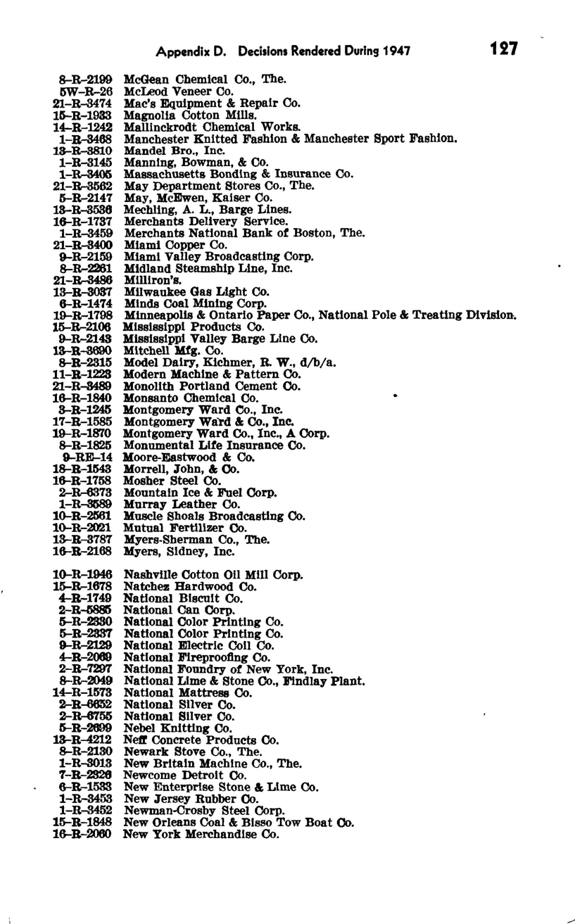 Source page 134 of NLRB FY1947 annual report
