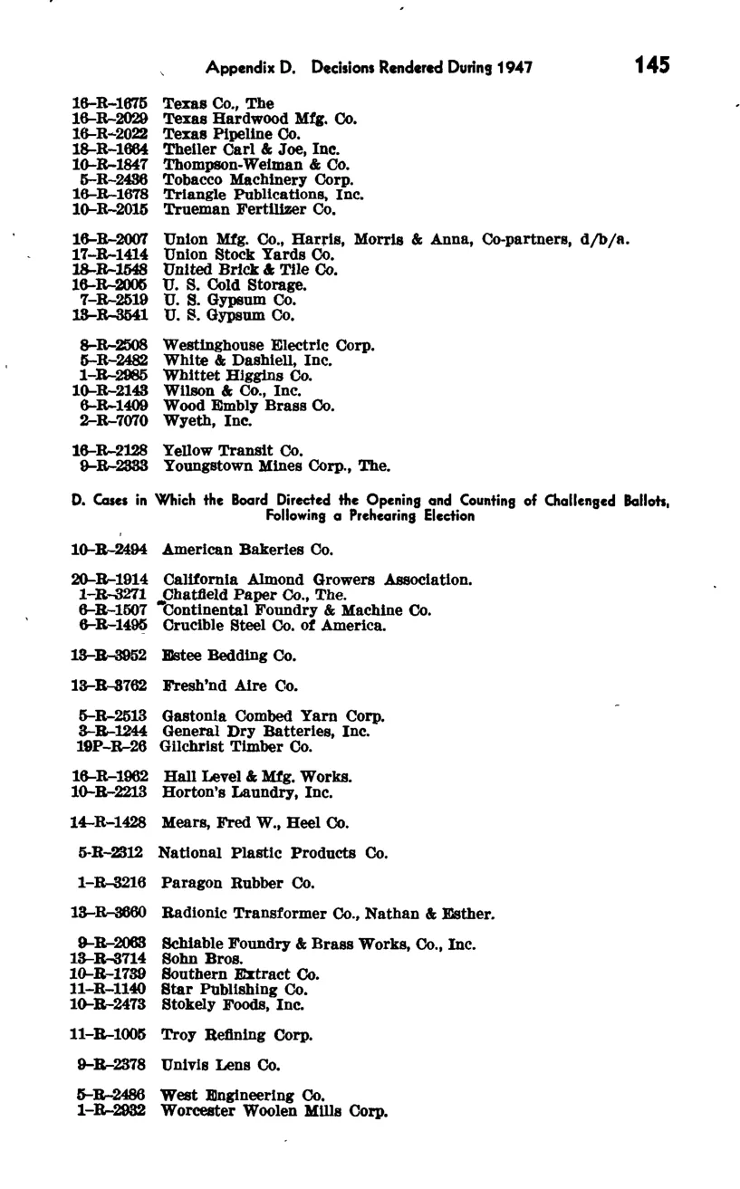 Source page 152 of NLRB FY1947 annual report