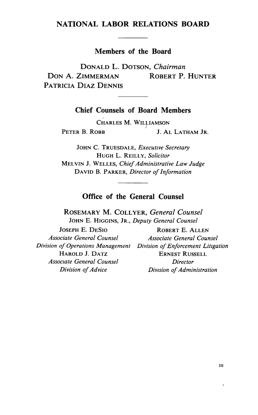 Source page 3 of NLRB FY1984 annual report