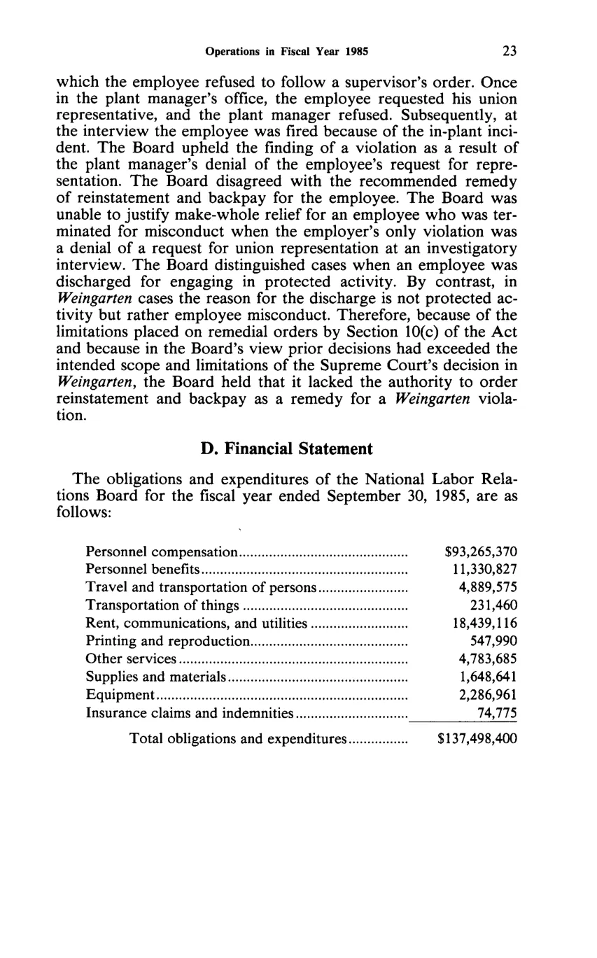 Source page 35 of NLRB FY1985 annual report