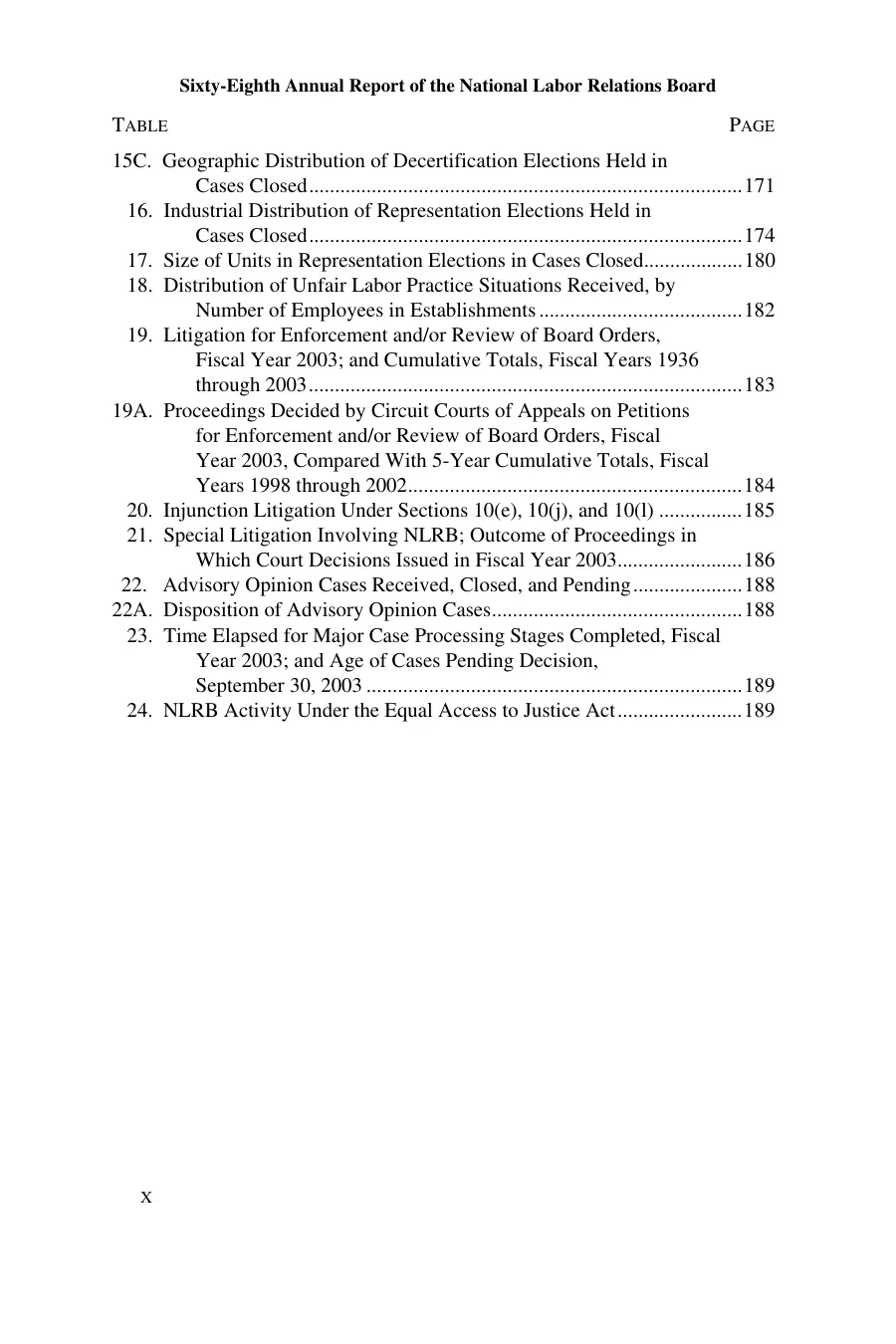 Source page 6 of NLRB FY2003 annual report