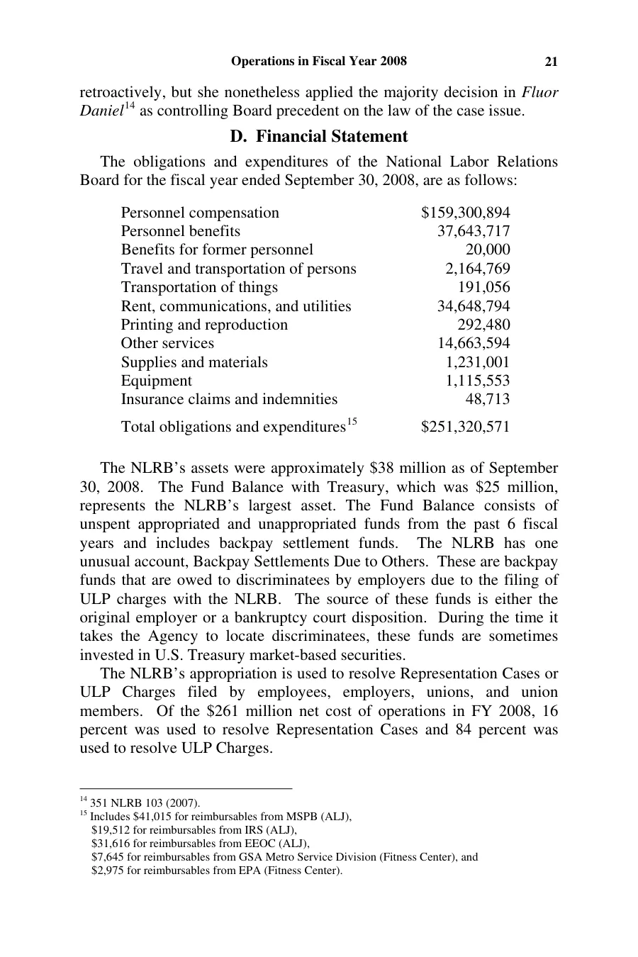 Source page 28 of NLRB FY2008 annual report
