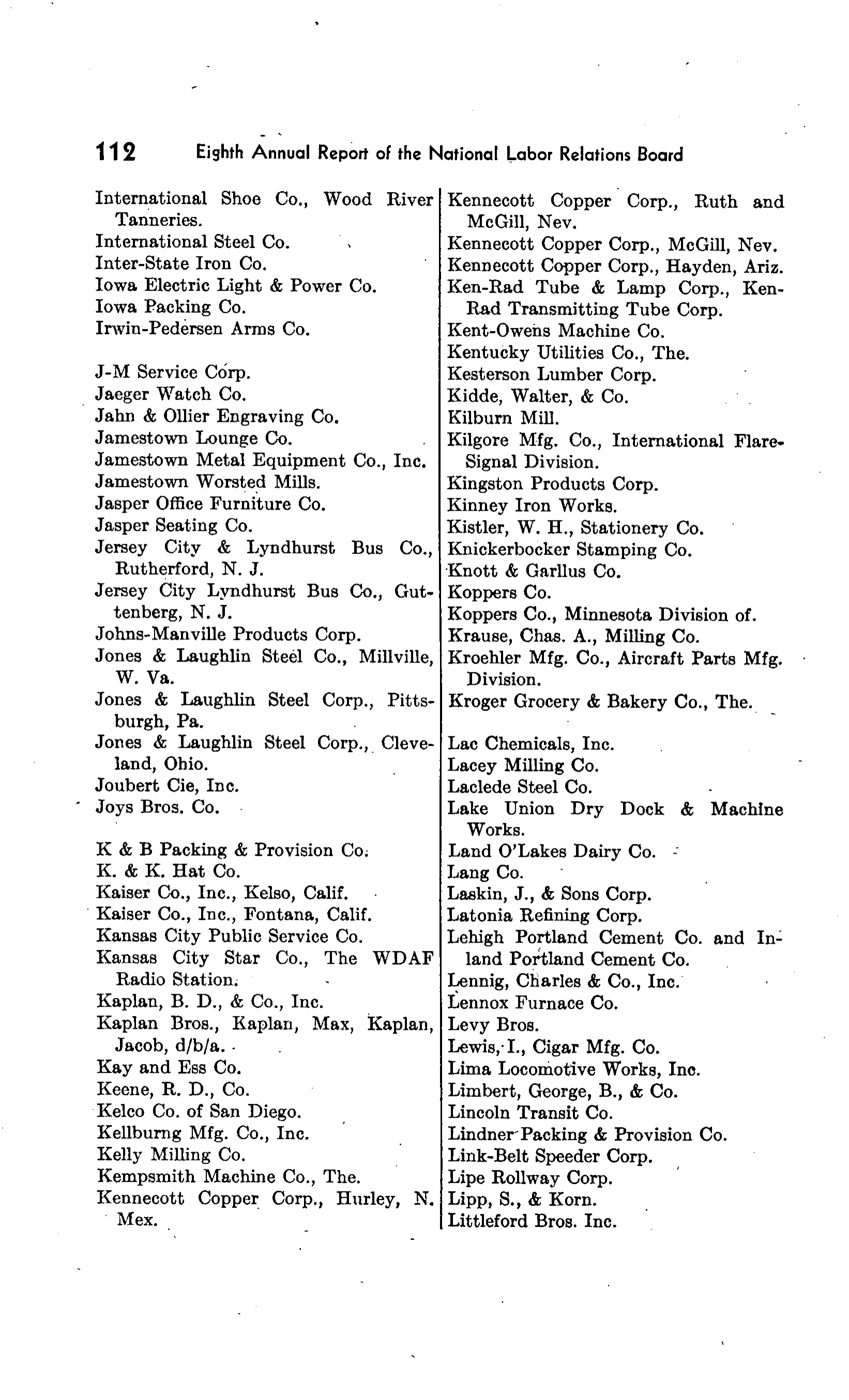 Source page 119 of NLRB FY1943 annual report