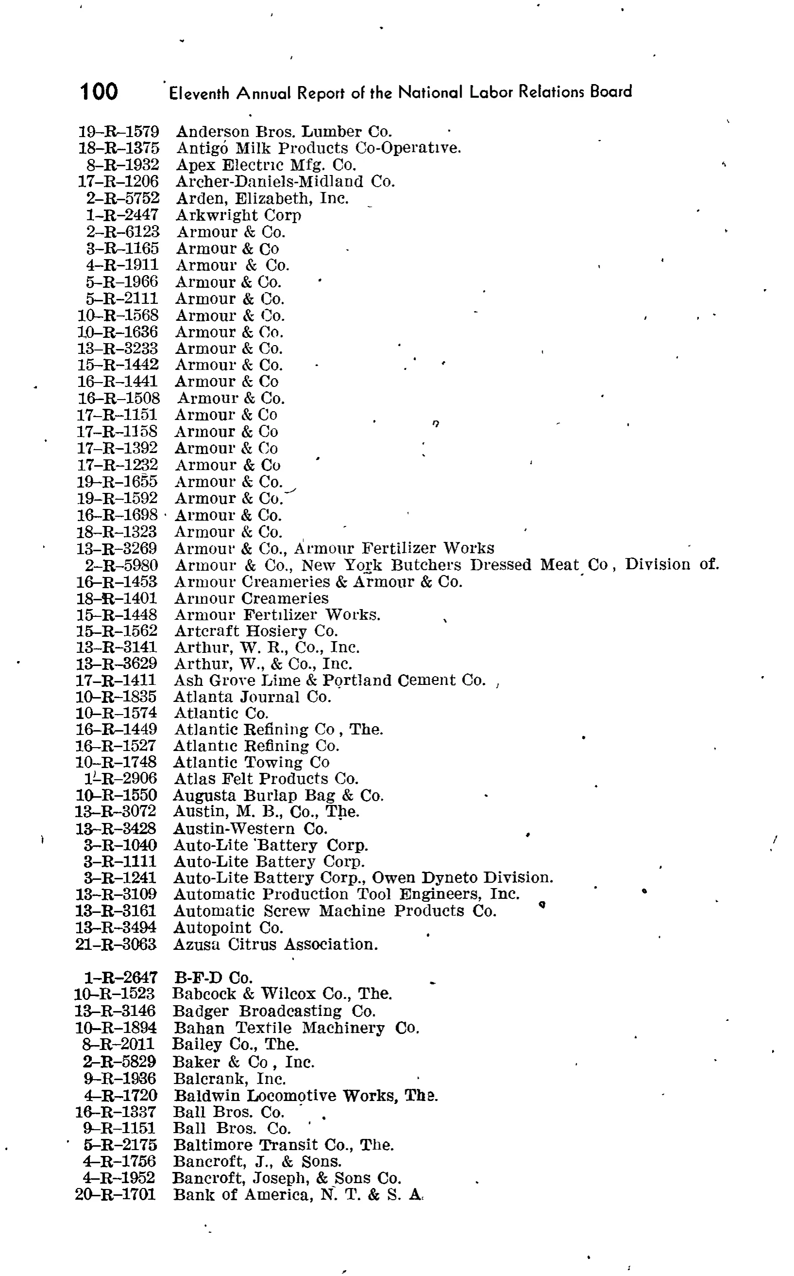 Source page 135 of NLRB FY1946 annual report