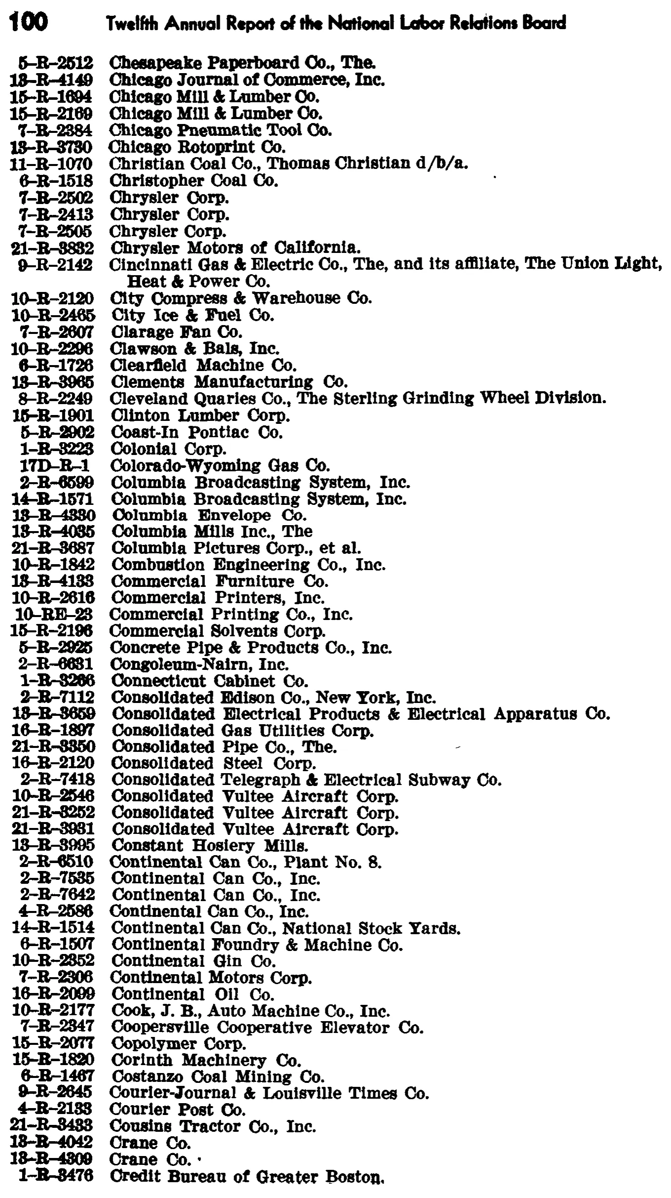 Source page 108 of NLRB FY1947 annual report