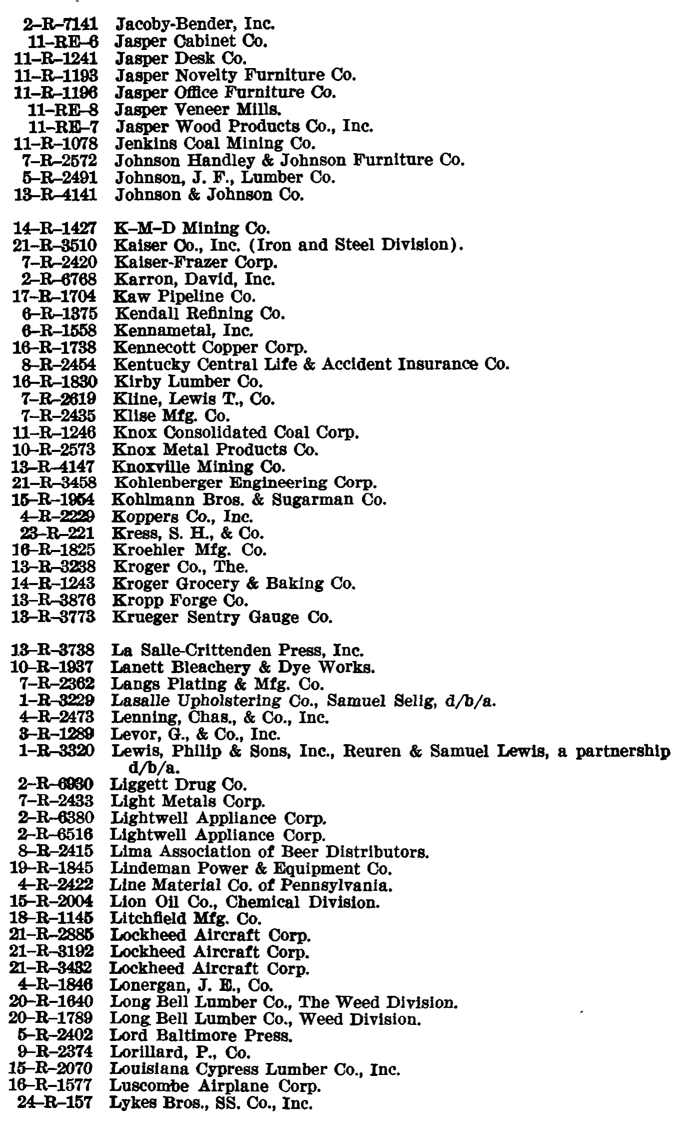 Source page 134 of NLRB FY1947 annual report