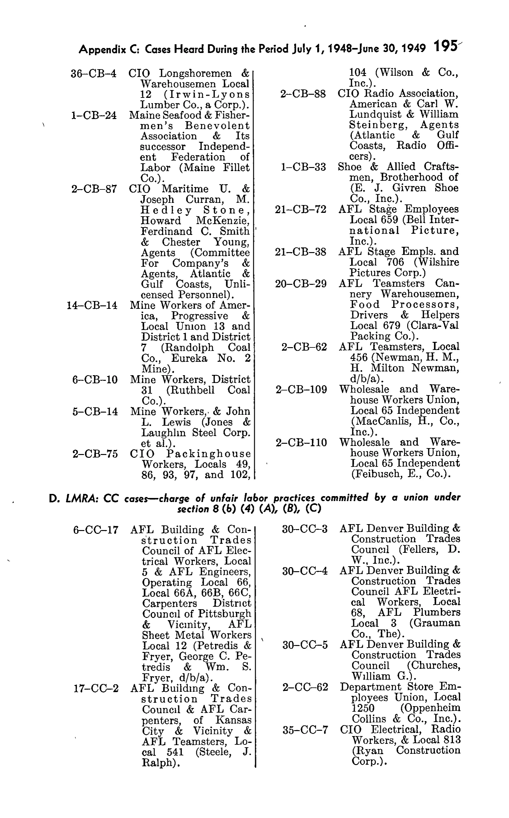 Source page 212 of NLRB FY1949 annual report